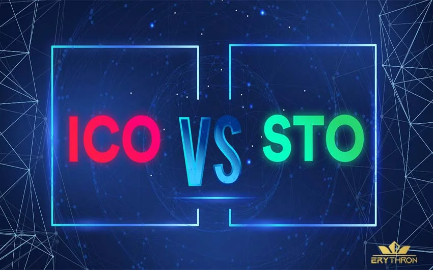 مقایسه ICO  و STO